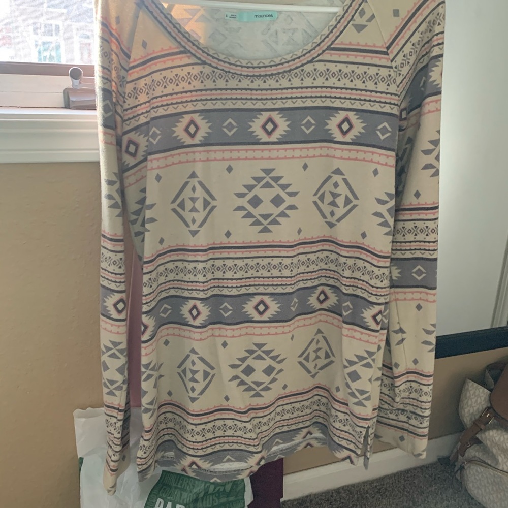 Printed sweater